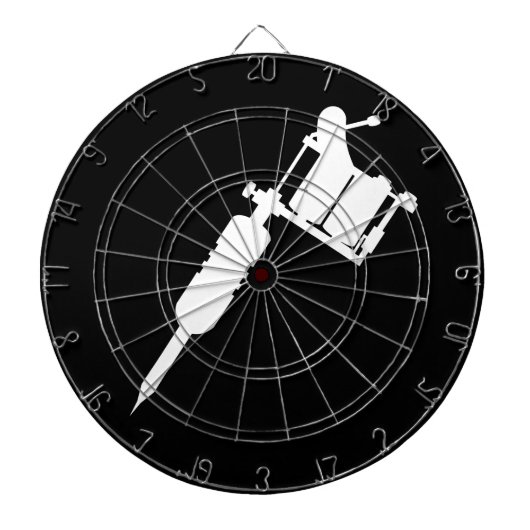 tattoo pistool dartbord (Voorkant)