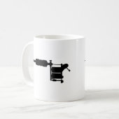 tattoo pistool koffiemok (Voorkant links)