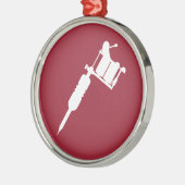 tattoo pistool metalen ornament (Links)