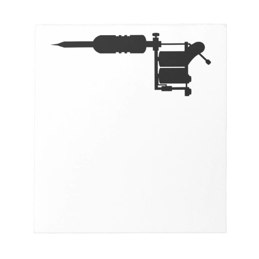 tattoo pistool notitieblok (Voorkant)