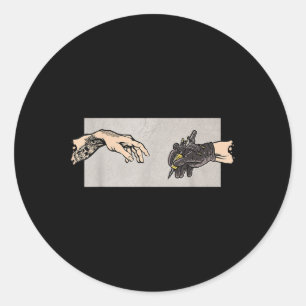 Tattoo Pistool Tattoo Artiest Grappig Tattoo Ronde Sticker
