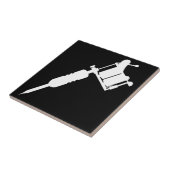 tattoo pistool tegeltje (Zijkant)