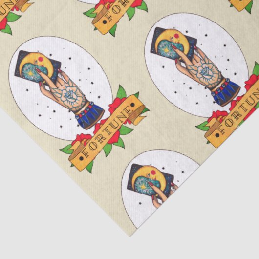  Tattoo plakpapier Tissuepapier (Detail)