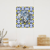 Tattoo poster " grote dans " (Keuken)