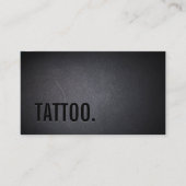 Tattoo Professional Black Bold Minimalist Visitekaartje (Voorkant)