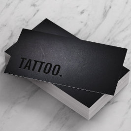 Tattoo Professional Black Bold Minimalist Visitekaartje