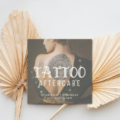 Tattoo Professional Photo Aftercare Instructions Vierkante Visitekaartje