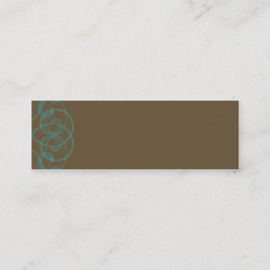 Tattoo-profielkaart Mini Visitekaartje (Voorkant)