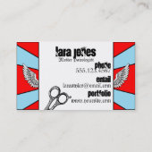 tattoo retro cosmo visitekaartje (Achterkant)