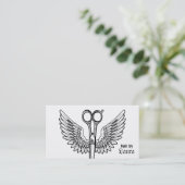 tattoo retro-vintage afsprakenkaartje (Staand voorkant)