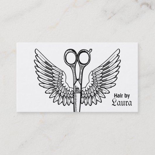 tattoo retro-vintage afsprakenkaartje (Voorkant)