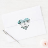 Tattoo Roos en Fluers Adres Label Seals / Labels (Envelop)