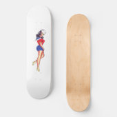 Tattoo Sailor Girl Skateboard (Voorkant)