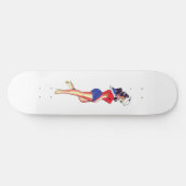 Tattoo Sailor Girl Skateboard (Horizontaal)