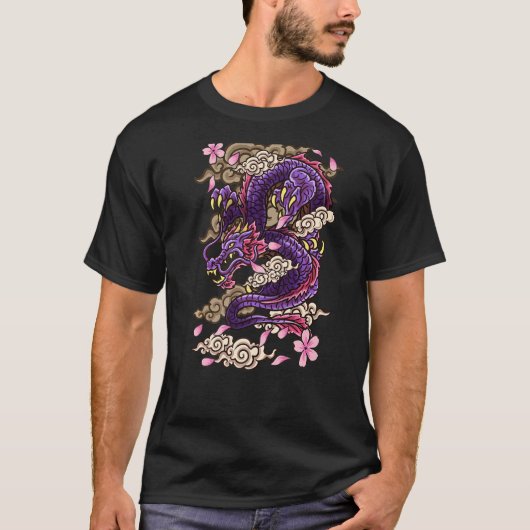 Tattoo Sakura Cher T-shirt (Voorkant)