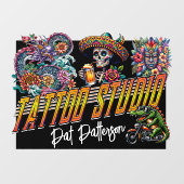 Tattoo salon - Studio Raamsticker (Vel)