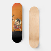Tattoo Samurai Warrior Persoonlijk Skateboard (Voorkant)