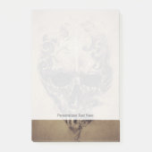 Tattoo schedel over papier post-it® notes (Voorkant)