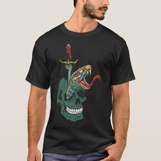 tattoo serpent de Death Tun T-shirt (Voorkant)
