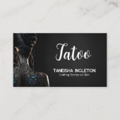 Tattoo Shop Custom QR Visitekaartje (Voorkant)