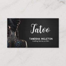 Tattoo Shop Custom QR Visitekaartje
