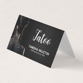 Tattoo Shop Custom QR Visitekaartje