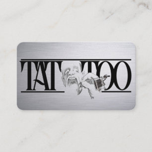 Tattoo Sjabloon Mighty, 3,5 x 2,5-inch Business Ca Visitekaartje