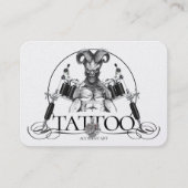 Tattoo Sjabloon Mighty, 3,5 x 2,5-inch Business Ca Visitekaartje (Voorkant)
