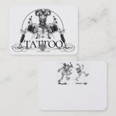 Tattoo Sjabloon Mighty, 3,5 x 2,5-inch Business Ca Visitekaartje (Voorkant / Achterkant)