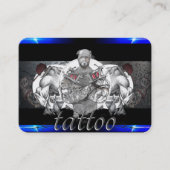Tattoo Sjabloon Mighty, 3,5 x 2,5-inch Business Ca Visitekaartje (Voorkant)