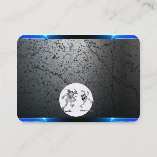 Tattoo Sjabloon Mighty, 3,5 x 2,5-inch Business Ca Visitekaartje (Achterkant)