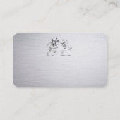 Tattoo Sjabloon Mighty, 3,5 x 2,5-inch Business Ca Visitekaartje (Achterkant)