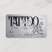 Tattoo Sjabloon Mighty, 3,5 x 2,5-inch Business Ca Visitekaartje (Voorkant)