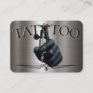 Tattoo Sjabloon Mighty, 3,5 x 2,5 inch Visitekaartje