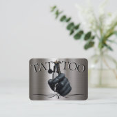 Tattoo Sjabloon Mighty, 3,5 x 2,5 inch Visitekaartje (Staand voorkant)