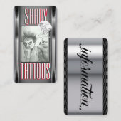 Tattoo Sjabloon Visitekaartje (Voorkant / Achterkant)