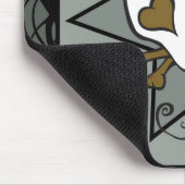 Tattoo Skull Mousepad Muismat (Hoek)