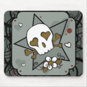 Tattoo Skull Mousepad Muismat (Voorkant)