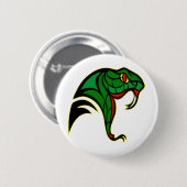 Tattoo slangenkop ronde button 5,7 cm (Voorkant /achterkant)