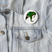 Tattoo slangenkop ronde button 5,7 cm (In situ)