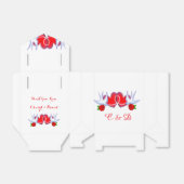 Tattoo slik harten en Rozen ontwerp Bedankdoosjes (Uitgevouwen)