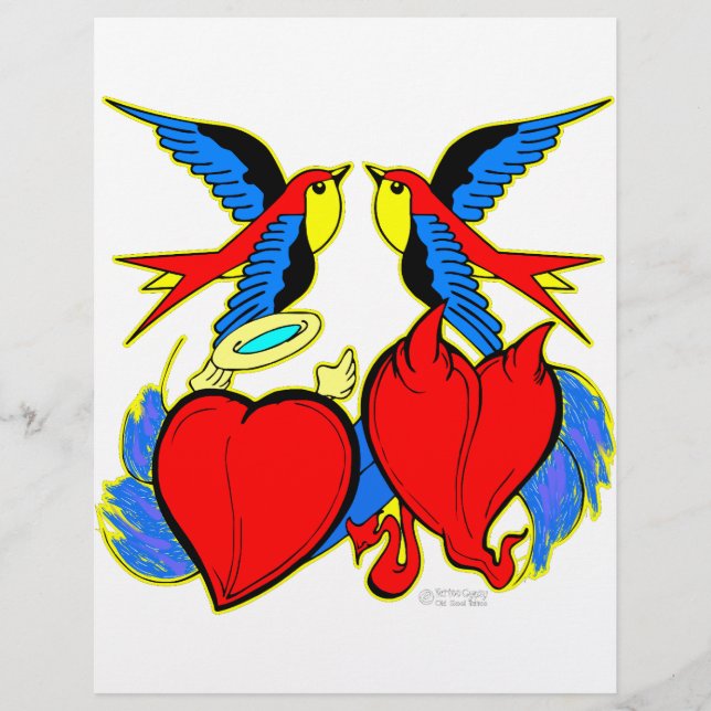 Tattoo slikken en hart (Voorkant)