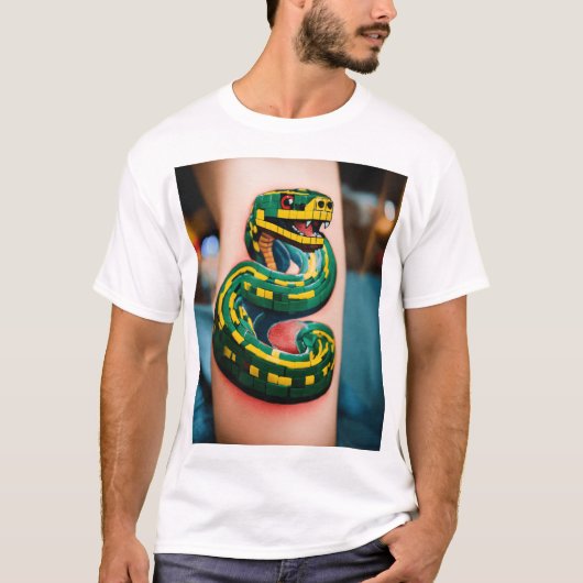 Tattoo Snake T-shirt (Voorkant)