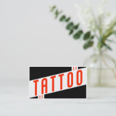 tattoo-stempelkaart klantenkaartje (Staand voorkant)