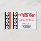 tattoo-stempelkaart klantenkaartje (Achterkant)