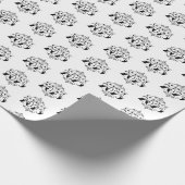 Tattoo Stijl Klasse van 2025 Afstuderen Cadeaupapier (Hoek)