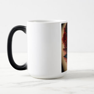 Tattoo stijl roos kompas mooi evoking magische mok