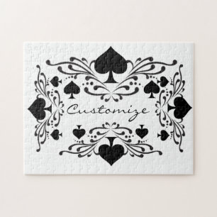 Tattoo-stijl Scroll Black Spades Thunder_Cove Legpuzzel