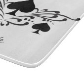 Tattoo-stijl Scroll Black Spades Thunder_Cove Snijplank (Hoek)