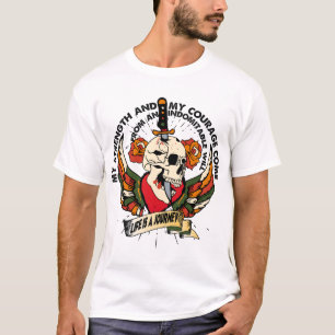 tattoo strenght and moedigy a Death Heart T-shirt